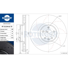 Rotinger féktárcsa ROTINGER RT 21154-GL T3 féktárcsa