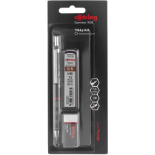 Rotring Feinminenstift Tikky Schwarz 0,5 +30 Radierer 1er Bl (1904817) nyomósirón, rotring