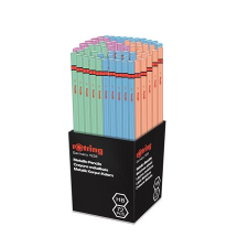 Rotring Grafitceruza display, HB, hatszögletű, "METALLIC", vegyes színek (R2090067) (R2090067) ceruza