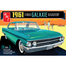 ROUND2 AMT 1/25 1961 Ford Galaxie keménytetős kocsi modell makett