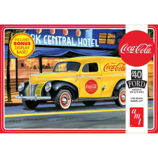 ROUND2 AMT Coca-Cola 1/25 1940 Ford Sedan Delivery autó modell makett