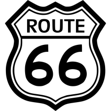  Route 66 matrica több méretben autó dekoráció