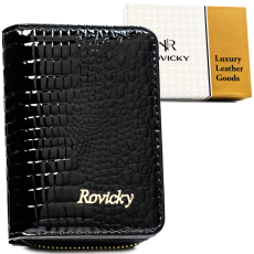  Rovicky Női Bőr Pénztárca Rh-33-1-Rs Black – Fekete