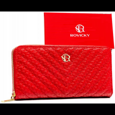  Rovicky Női Pénztárca Echo Bőr R-Prk-04-D2-3167 Red – Piros