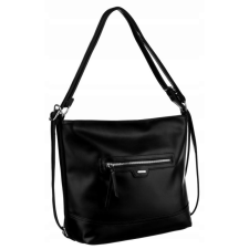  Rovicky Női  VÁLLTÁSKA/ HÁTIZSÁKKÁ ALAKÍTHATÓ -R-073-02-0423 FEKETE- kézitáska és bőrönd