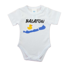 Rövid ujjú baba body Balaton mintával kombidressz, body
