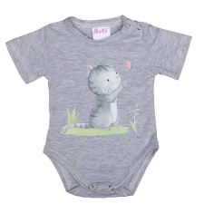 Rövid ujjú baba body cuki Cica mintával kombidressz, body