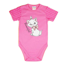 Rövid ujjú baba body Marie cica mintával - 92-es méret kombidressz, body