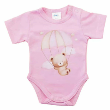 Rövid ujjú baba body rózsaszín maci (68) kombidressz, body