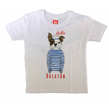  Rövid ujjú Balatonos póló Kutyussal gyerek póló