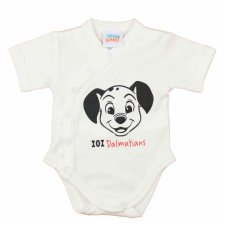  Rövid ujjú elöl patentos kisfiú body 101 kiskutya mintával kombidressz, body