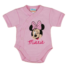 Rövid ujjú kislány body Minnie egér mintával kombidressz, body
