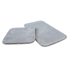 Royal 252-2 Grey, Szürke 2 Részes Fürdőszoba Szőnyeg 50x80 + 50x45cm lakástextília