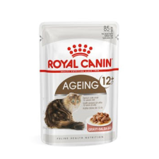 Royal Canin Ageing 12+ Gravy nedves macskaeledel 12év feletti macskáknak 12*85gr macskaeledel