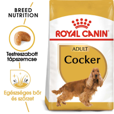 Royal Canin Cocker Adult - Cocker Spániel felnőtt kutya száraz táp 3kg kutyaeledel