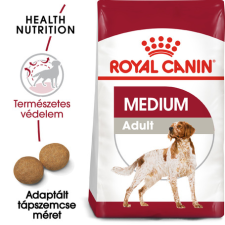 Royal Canin Medium Adult - Közepes testű felnőtt kutya száraz táp 4 kg kutyaeledel