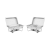 ROYAL CATERING Chafing 2 részes készlet - 2 x 8 l - GN edény - Royal Catering