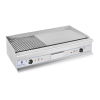 ROYAL CATERING Elektromos grill - 100 cm - bordázott felületű - 2 x 3,2 kW
