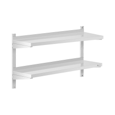ROYAL CATERING Fali polc - 2 polc - 30 x 100 cm bútor