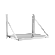ROYAL CATERING Fali polc - összecsukható - 60 x 45 cm - 40 kg - rozsdamentes acél bútor