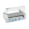 ROYAL CATERING Hot Dog Grill - 7 görgő - Rozsdamentes acél
