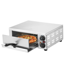 ROYAL CATERING Kereskedelmi pizzasütő elektromos 305 mm 1500W rozsdamentes acél pizzasütő