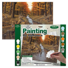 Royal & Langnickel Számozott kifestő készlet, akrilfesték+ecset, 29x39 cm - Symond's patak akrilfesték