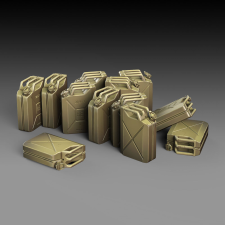  Royal Model Italian jerrycans WWII 1:35 (RM899) makett