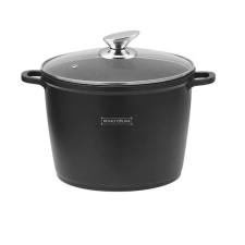 Royalty Line indukciós fazék márványbevonattal és üvegfővel, 24 cm, 6.5L edény