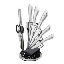 Royalty Line Késkészlet Forgatható Állvánnyal Inox (RL-KSS600) kés és bárd