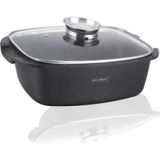 Royalty Line ® Tapadásmentes, Márvány Bevonatú Serpenyő Üvegfedővel 34 cm edény
