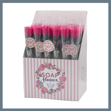  Rózsa alakú szappanvirág 24db RRSF-07c szappan