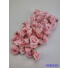  Rózsa selyemvirág fej kb 4-5cm - Rózsaszín