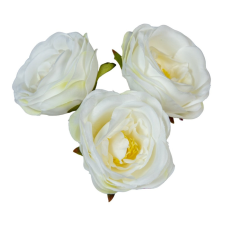  Rózsa virágfej D7cm 201 24db/csom dekorációs kellék