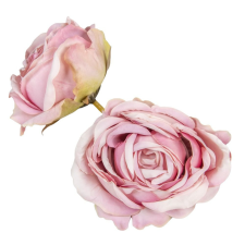  Rózsa virágfej D8cm vintige R4 24db/csom dekorációs kellék