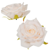  Rózsa virágfej ivory 10cm