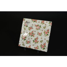  Rózsás papírszalvéta 33x33cm 20db asztalterítő és szalvéta