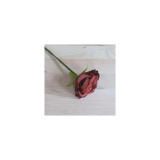  Rózsaszál, ódon bordó. Virág átmérője: 70 mm dekorációs kellék