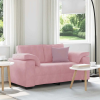  rózsaszín bársony loveseat kanapé 160x77x82 cm