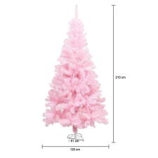  Rózsaszín műfenyő 210 cm-es műfenyő