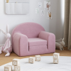  Rózsaszín puha plüss gyerek kanapéágy