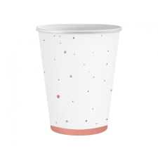  Rózsaszín Rose Gold Celebrate papír pohár 6 db-os 250 ml party kellék