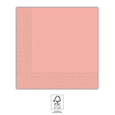 Rózsaszín Unicolour Pink szalvéta 20 db-os 33x33 cm FSC papírárú, csomagoló és tárolóeszköz