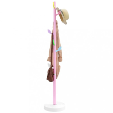  Rózsaszínű porszórt vas ruhafogas 172 cm bútor