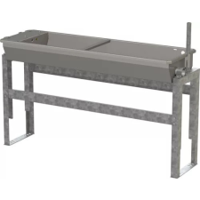  Rozsdamentes acél dönthető itatóvályú - 1 m, fűthető 100W, szabadon álló, 30 l haszonállat felszerelés