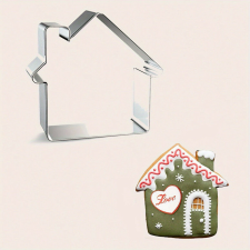  Rozsdamentes acél mézeskalács házikó forma sütés és főzés