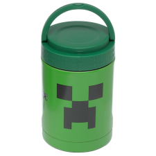  Rozsdamentes Acél Thermo Ételhordó 500ml - Minecraft Creeper konyhai eszköz