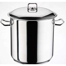 Rozsdamentes edény tetővel, árja, 14 liter, dupla fenekű, 26 cm edény