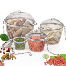  Rozsdamentes fűszerlabda 8.5 cm konyhai eszköz