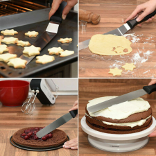  Rozsdamentes spatula 41 cm sütés és főzés